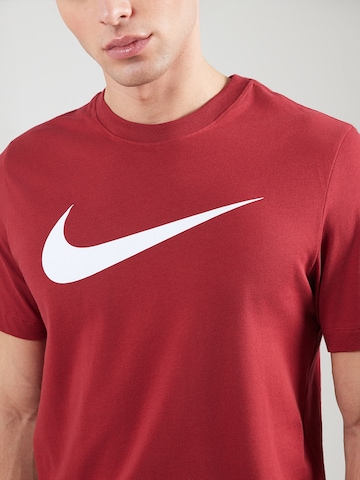 Nike Sportswear Shirt 'Swoosh' in Rood