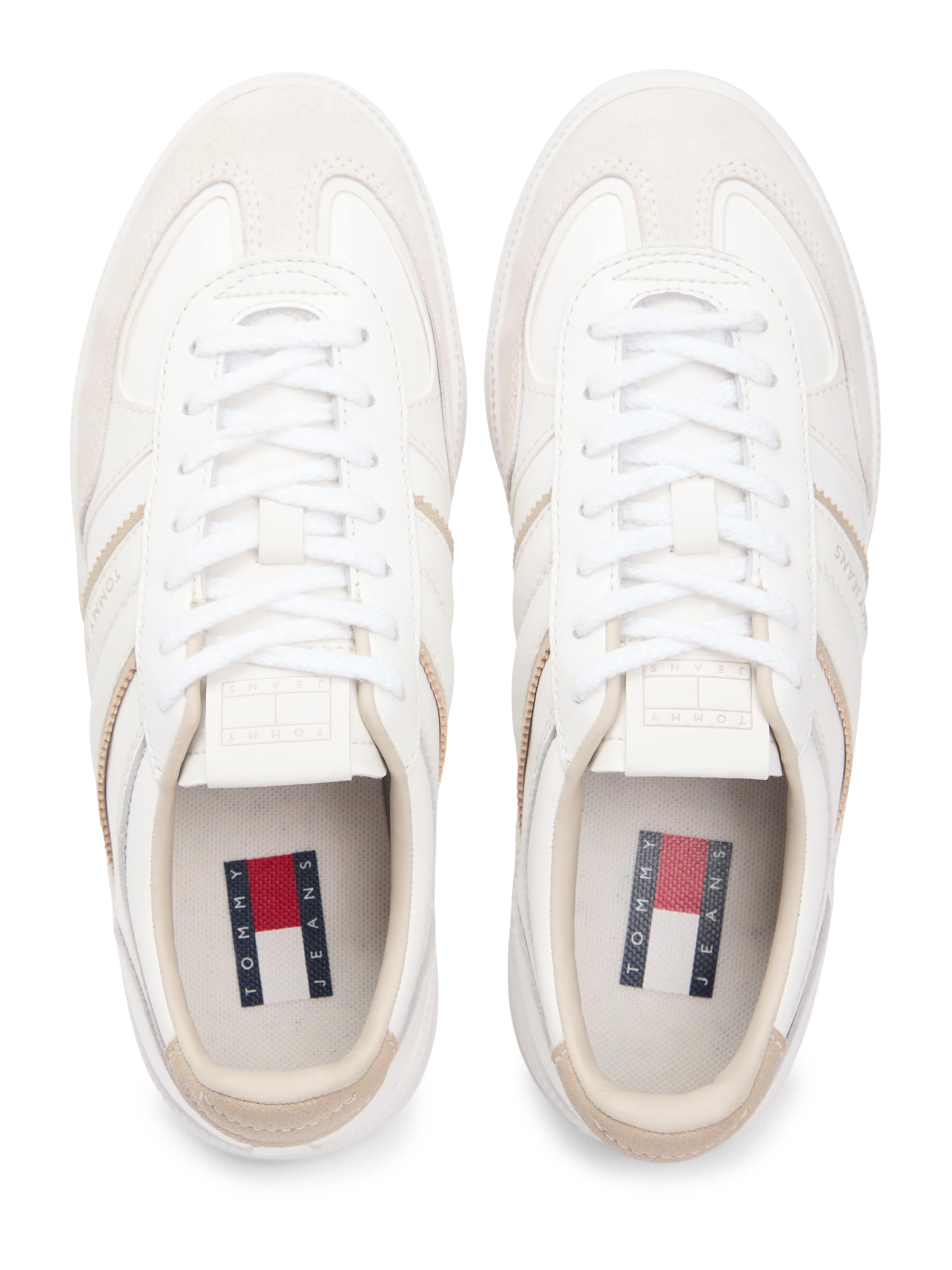 Tommy Jeans Låg sneaker 'The Greenwich Edge' i beige