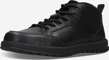 bugatti Lace-up boots in Black: front