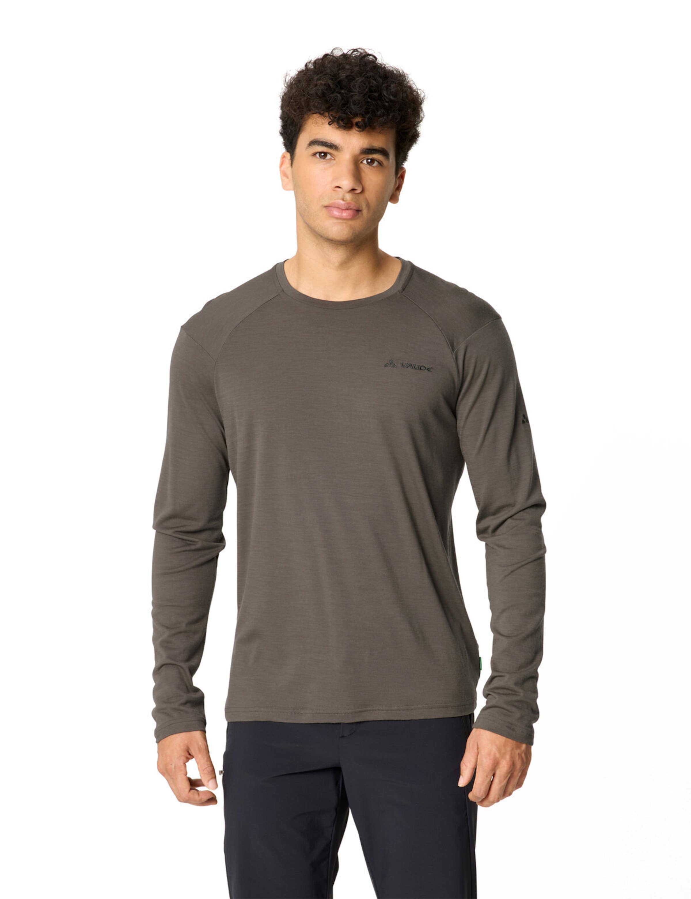 VAUDE Functioneel shirt 'Essential' in Bruin: voorkant