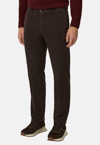 Regular Pantalon Boggi Milano en marron : devant