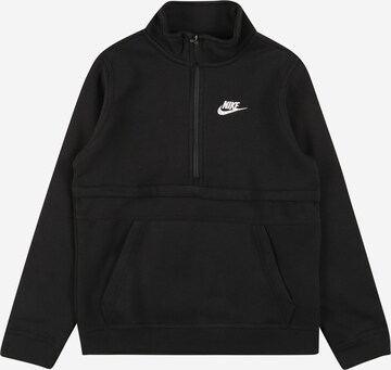 Nike Sportswear Sweatshirt in Black: front