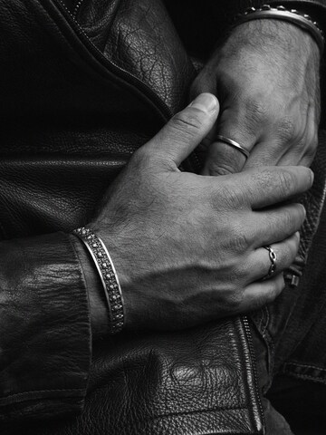 REYTEL Armband 'MEMENTO MORI' in Zilver