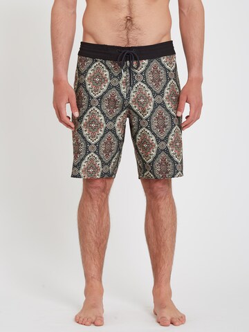 Volcom Zwemshorts 'Fuse Stoney' in Zwart