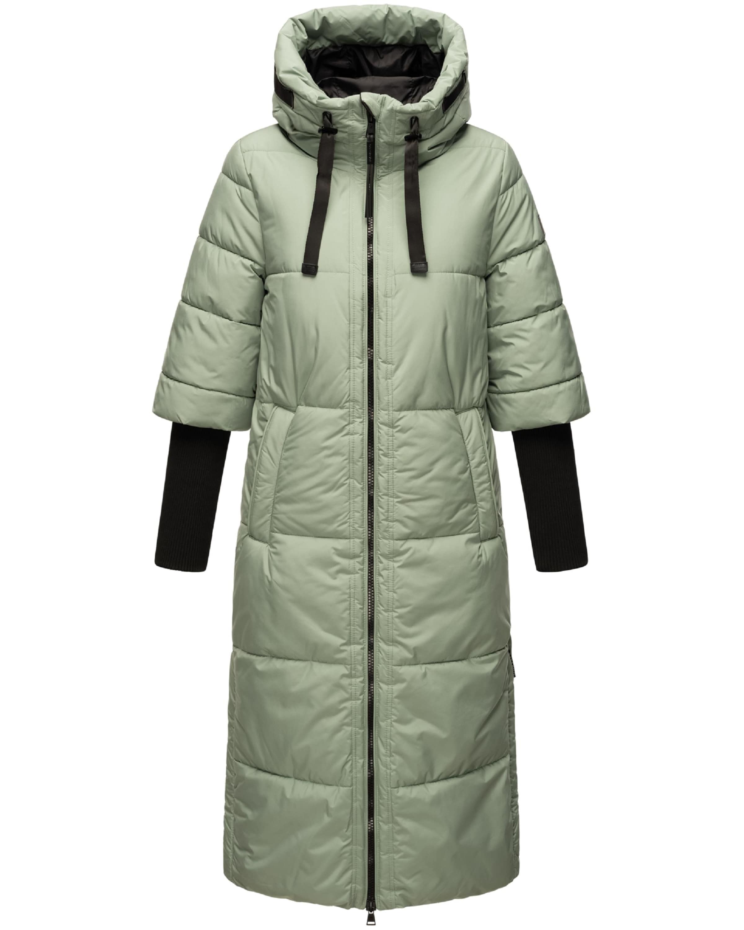 zaļš NAVAHOO Ziemas mētelis 'Ciao Miau XIV': no priekšpuses