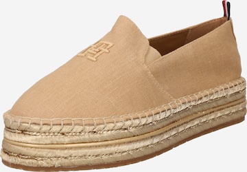 Espadrilles TOMMY HILFIGER en beige : devant