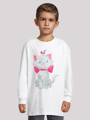 F4NT4STIC Shirt 'Disney Aristocats Aristocats Pure Cute' in Wit: voorkant