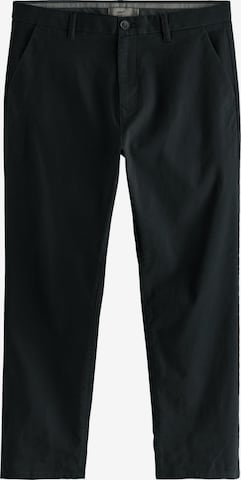 NextLoosefit Chino hlače - crna boja: prednji dio