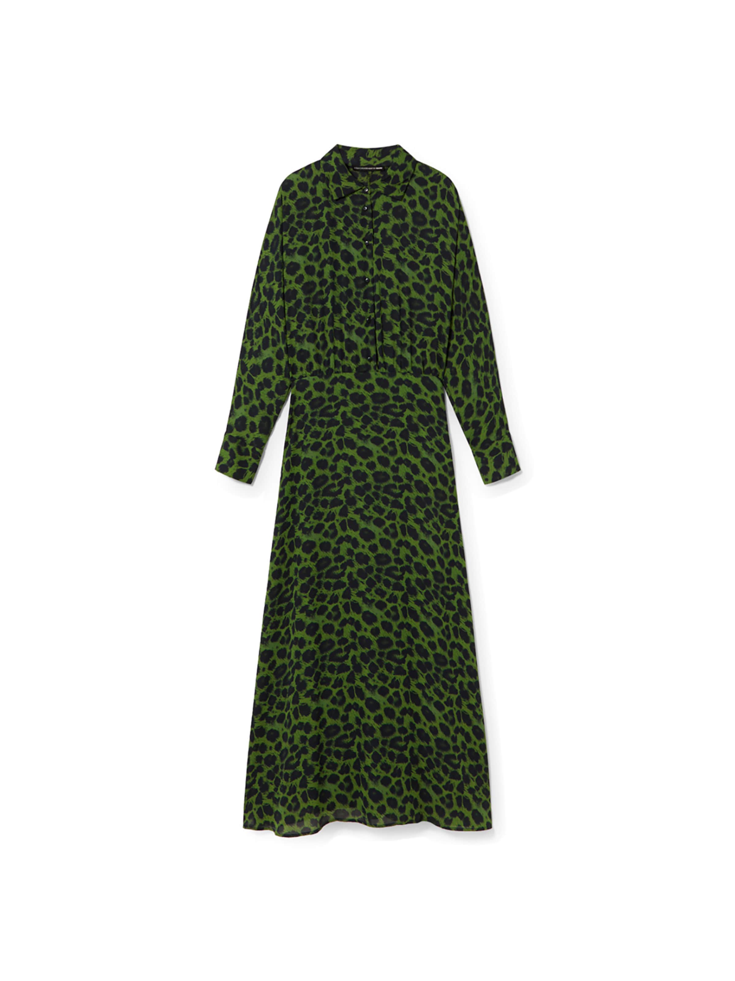 Lola Casademunt Shirt dress in Green: front