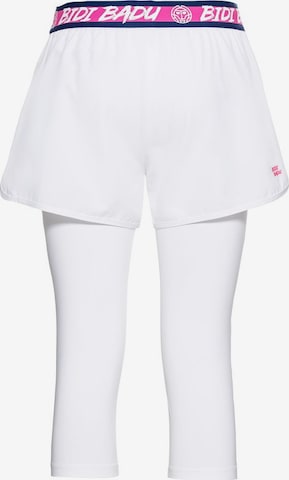 BIDI BADU Regular Workout Pants 'Kara Tech Shopri' in White