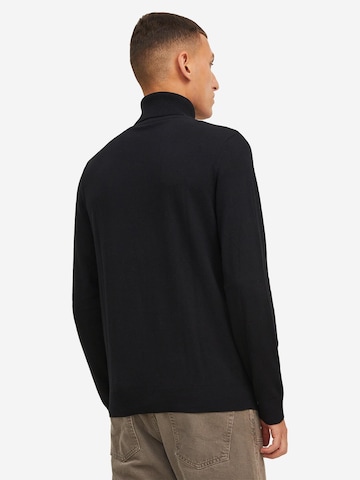 JACK & JONES Sweater 'Emil Knit' in Black