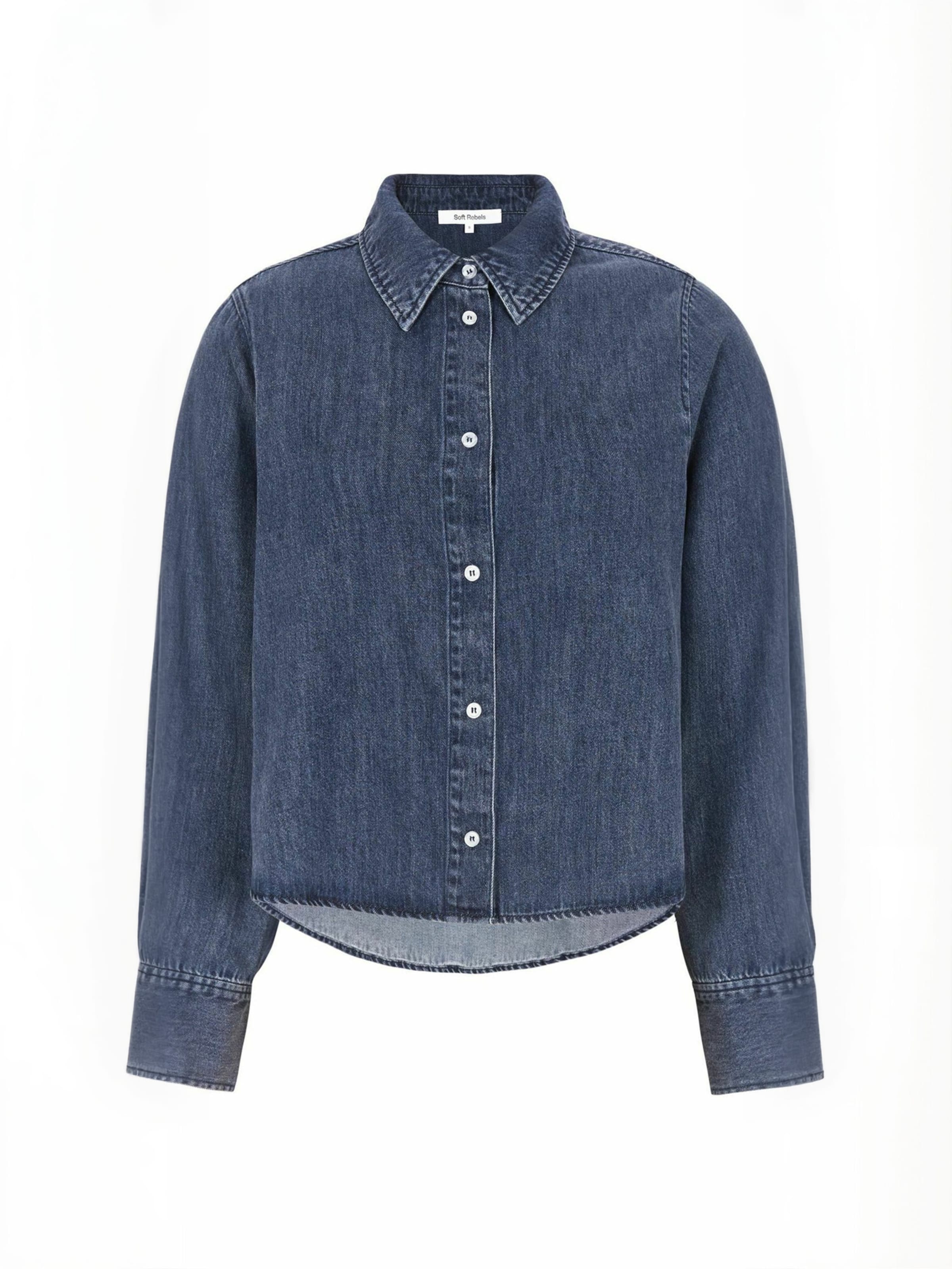 Soft Rebels Shirts ' SRKeira ' i blå: forside
