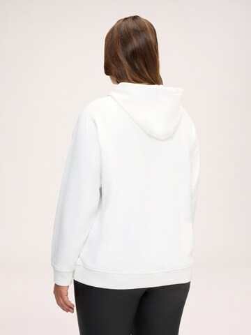 Sweat-shirt Fiorella Rubino en blanc