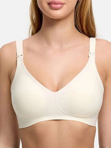 cfab (formerly creamy fabrics) Bustier BH 'Comfort Maternity Still-BH ohne Bügel'‌ in Weiß