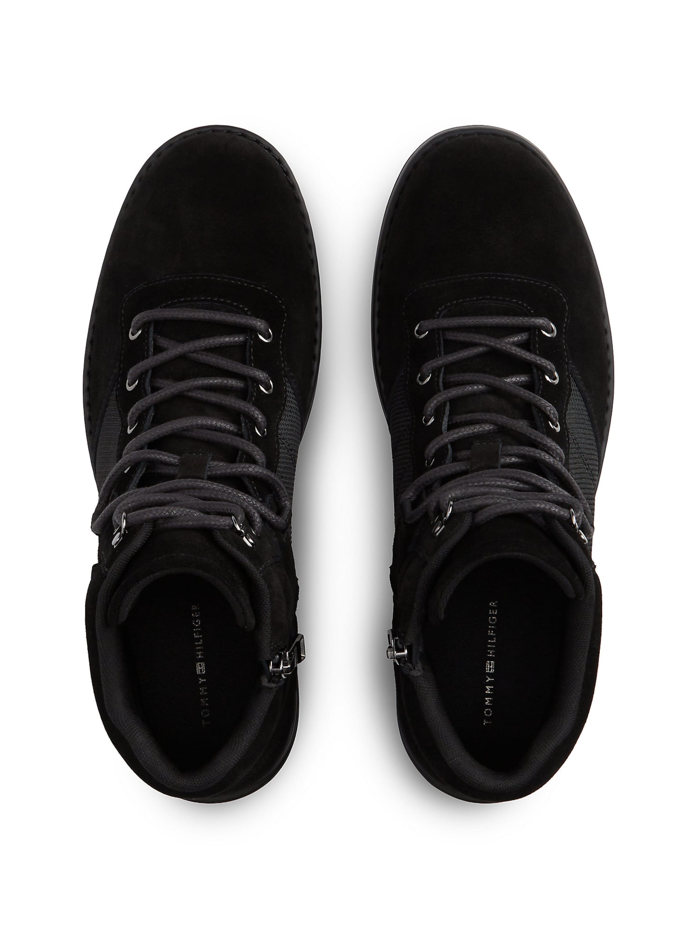 TOMMY HILFIGER Veterboots in Zwart