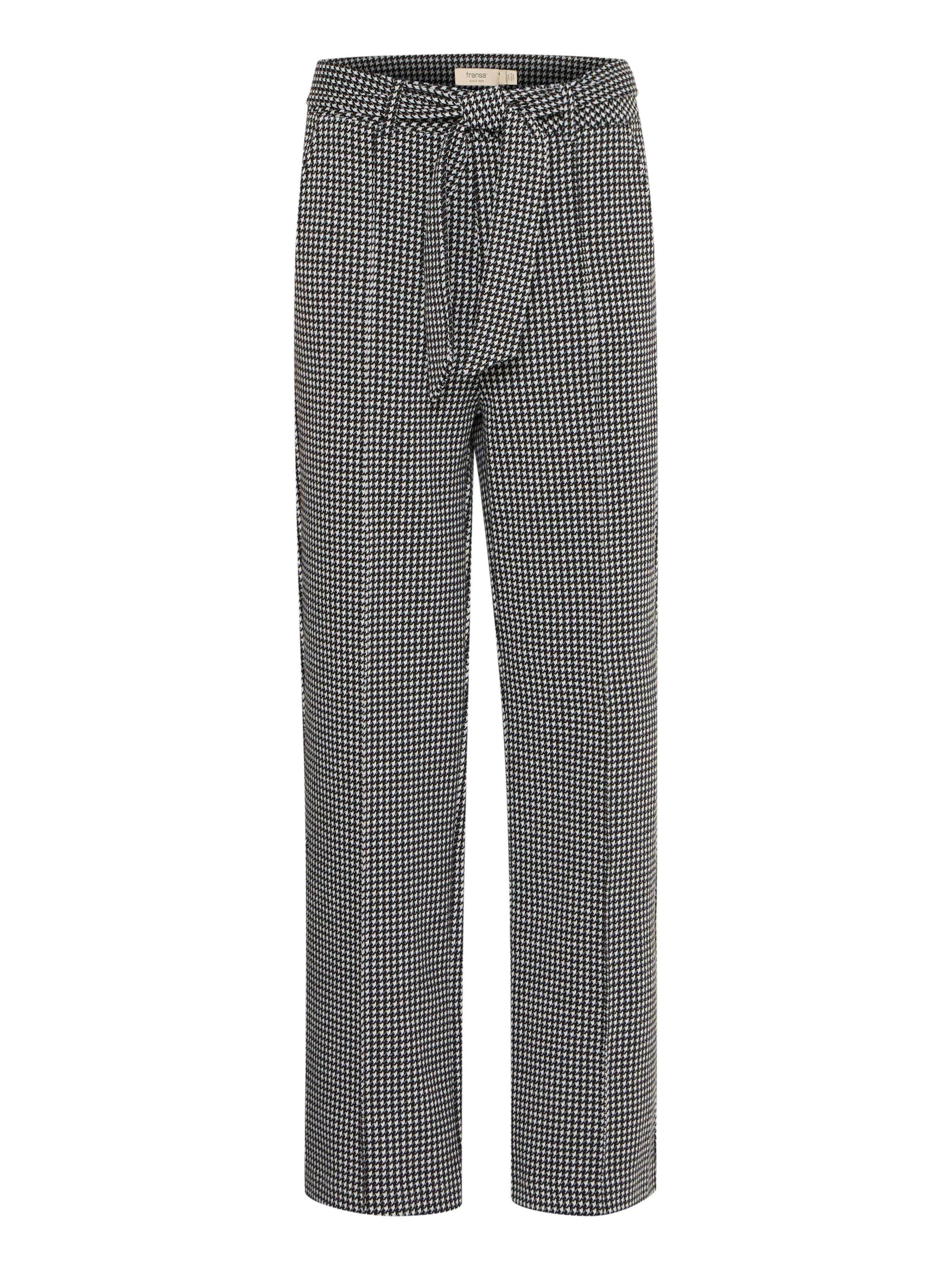 Regular Pantalon à plis 'BLENDA' Fransa en gris : devant