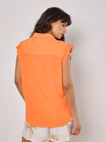 Chemisier Apricot en orange