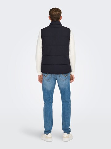 Gilet 'ONSGlobal' Only & Sons en bleu