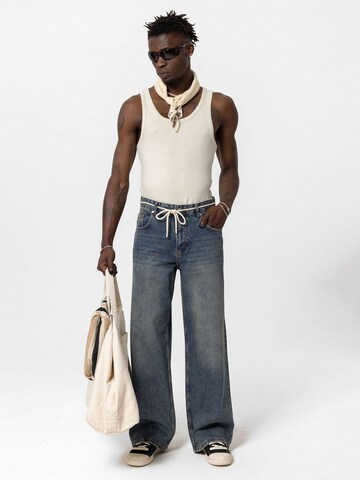 Wide leg Jeans 'CONROE' di VAMOS CLO in blu