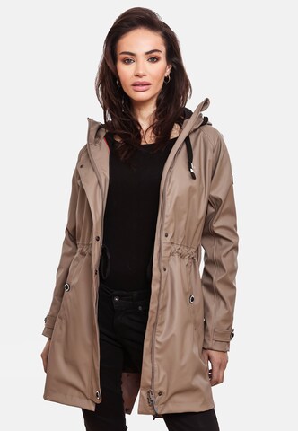 NAVAHOO Funktionsfrakke 'Rainy Flower' i beige