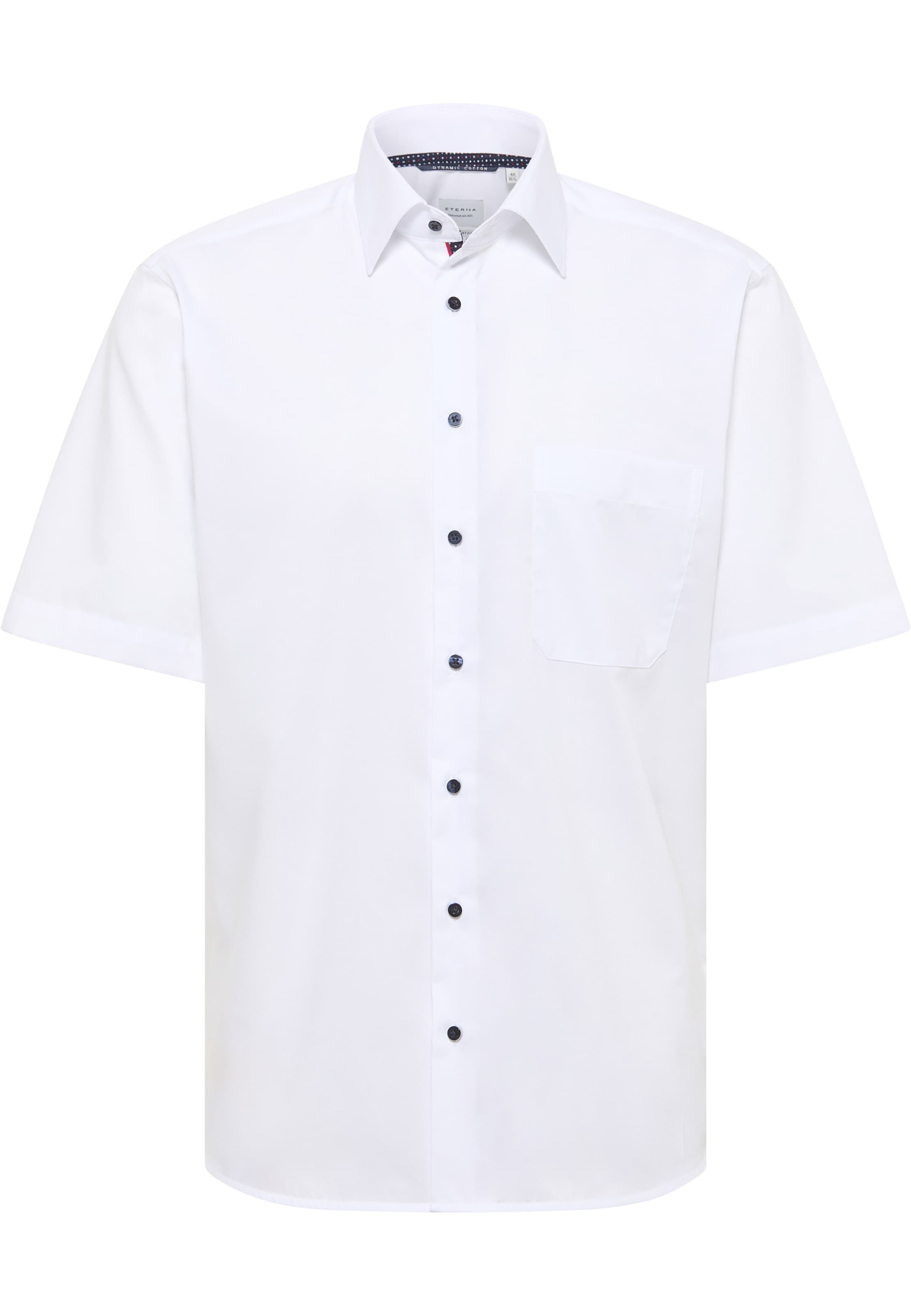 ETERNA Comfort fit Business shirt in White: front
