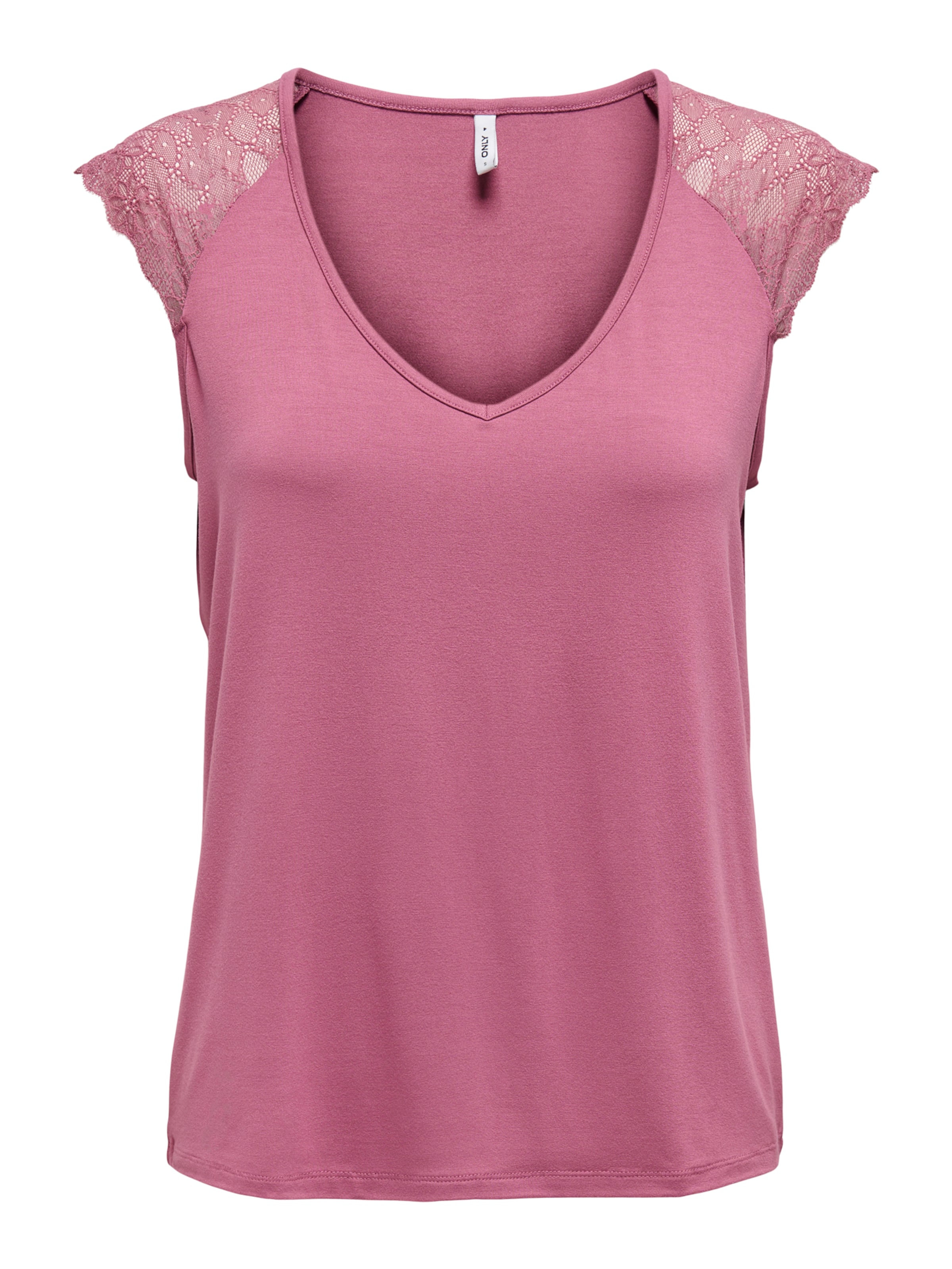 T-shirt 'ONLPETRA' ONLY en rose : devant