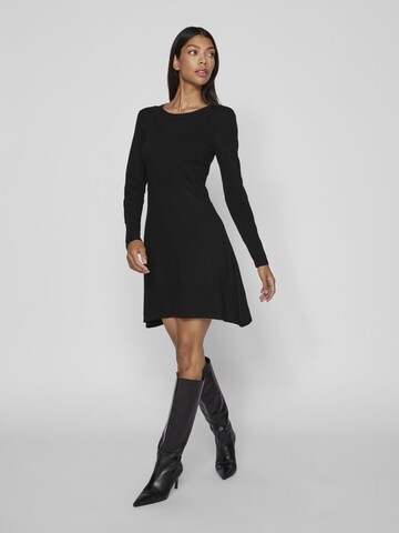 VILA Knitted dress in Black