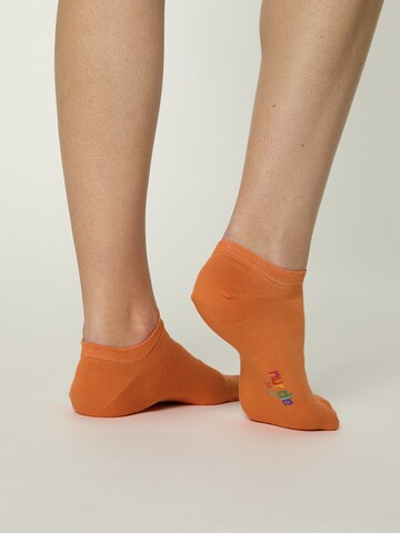 Nur Die Ankle socks ' Unisex Colour Sneaker farbige Füßlinge kurz ' in Orange