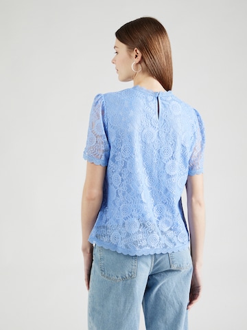 PIECES Blouse 'OLLINE' in Blauw