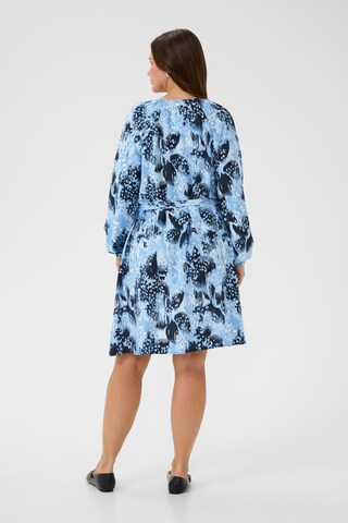 Robe KAFFE CURVE en bleu