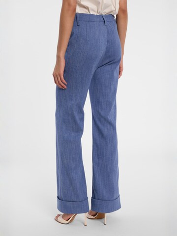 Ana Alcazar Regular Hose 'Doari' in Blau