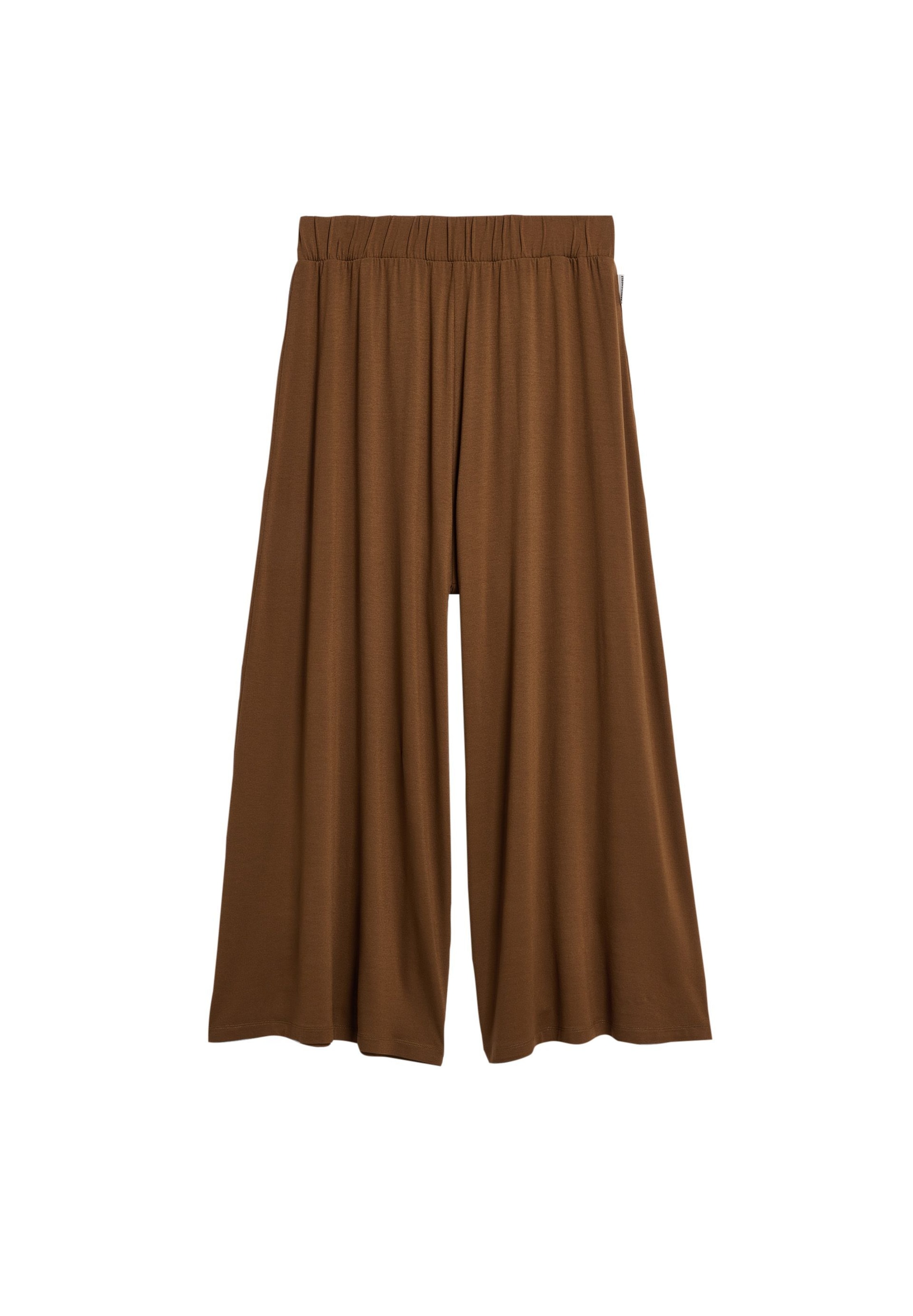 ARMEDANGELS Wide Leg Hose in Braun: Vorderseite