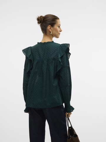 Chemisier 'TRINE ' VERO MODA en vert