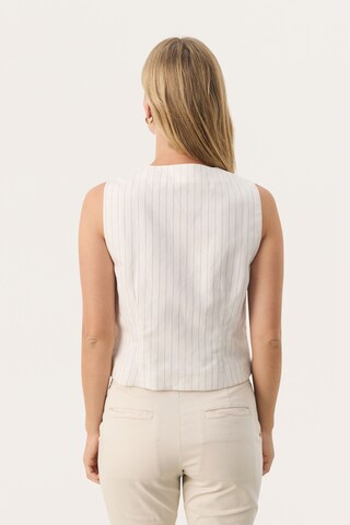 Gilet de costume 'NadhiaPW' Part Two en blanc