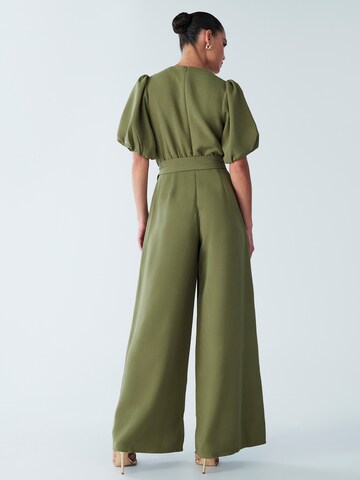 Tuta jumpsuit 'Laney' di BWLDR in verde: dietro