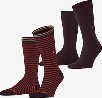 BURLINGTON Socken 'Everyday Stripe 2-Pack' in Lila: Vorderseite