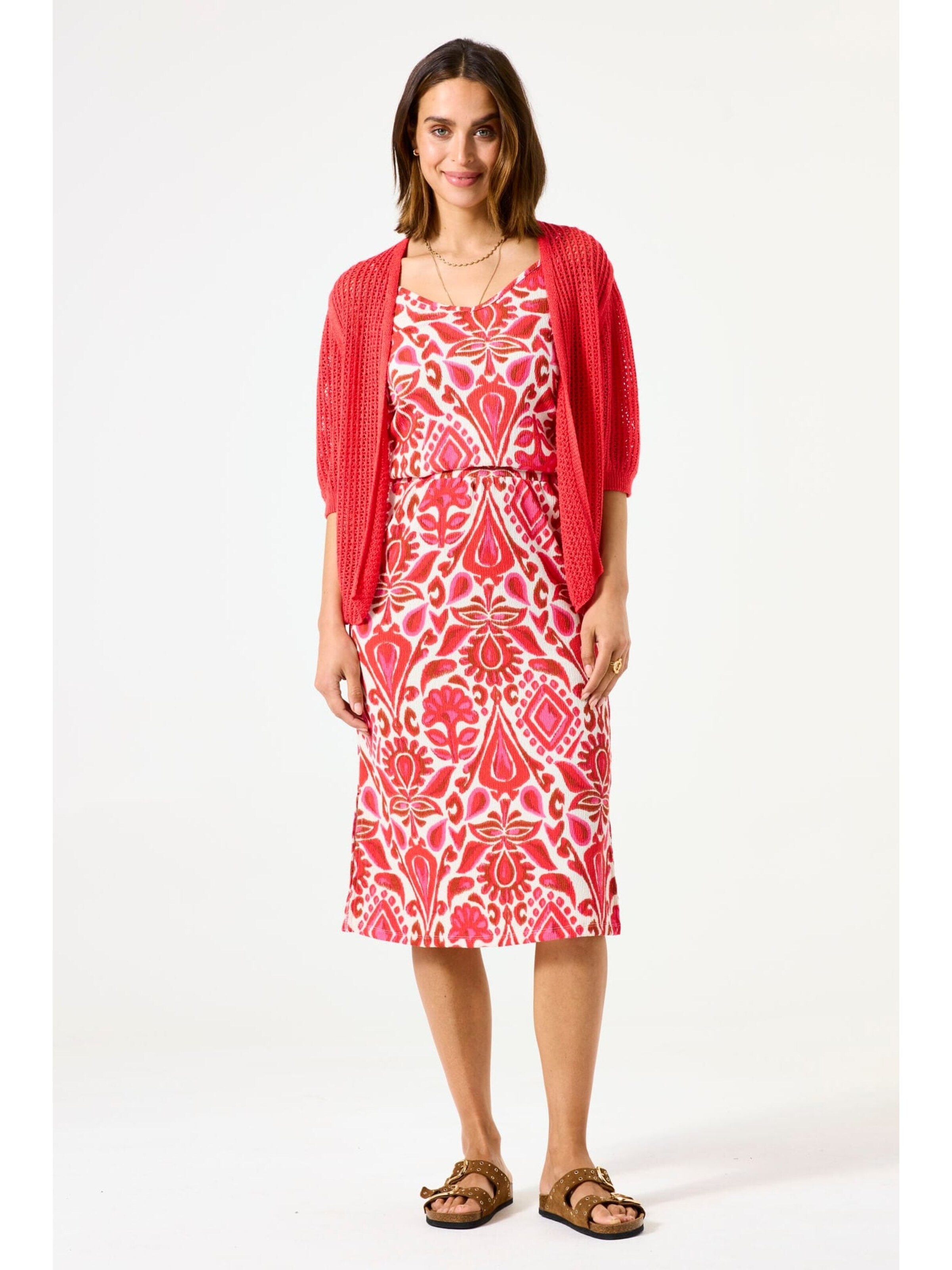 GARCIA Knit cardigan in Red