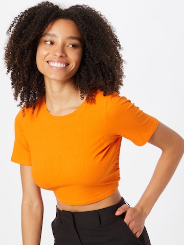 Monki Shirt in Oranje: voorkant