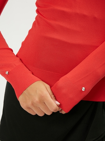 Influencer Sweter w kolorze czerwony