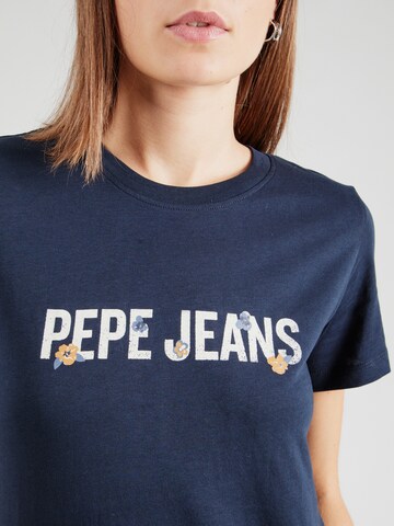 Pepe Jeans T-Shirt 'SUSANA RO' in Blau