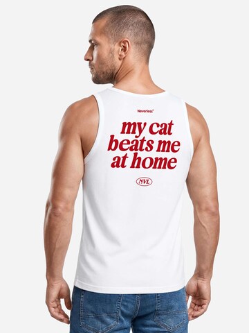 Neverless Shirt 'My cat' in White