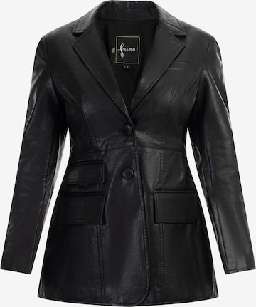 faina Blazer in Black: front