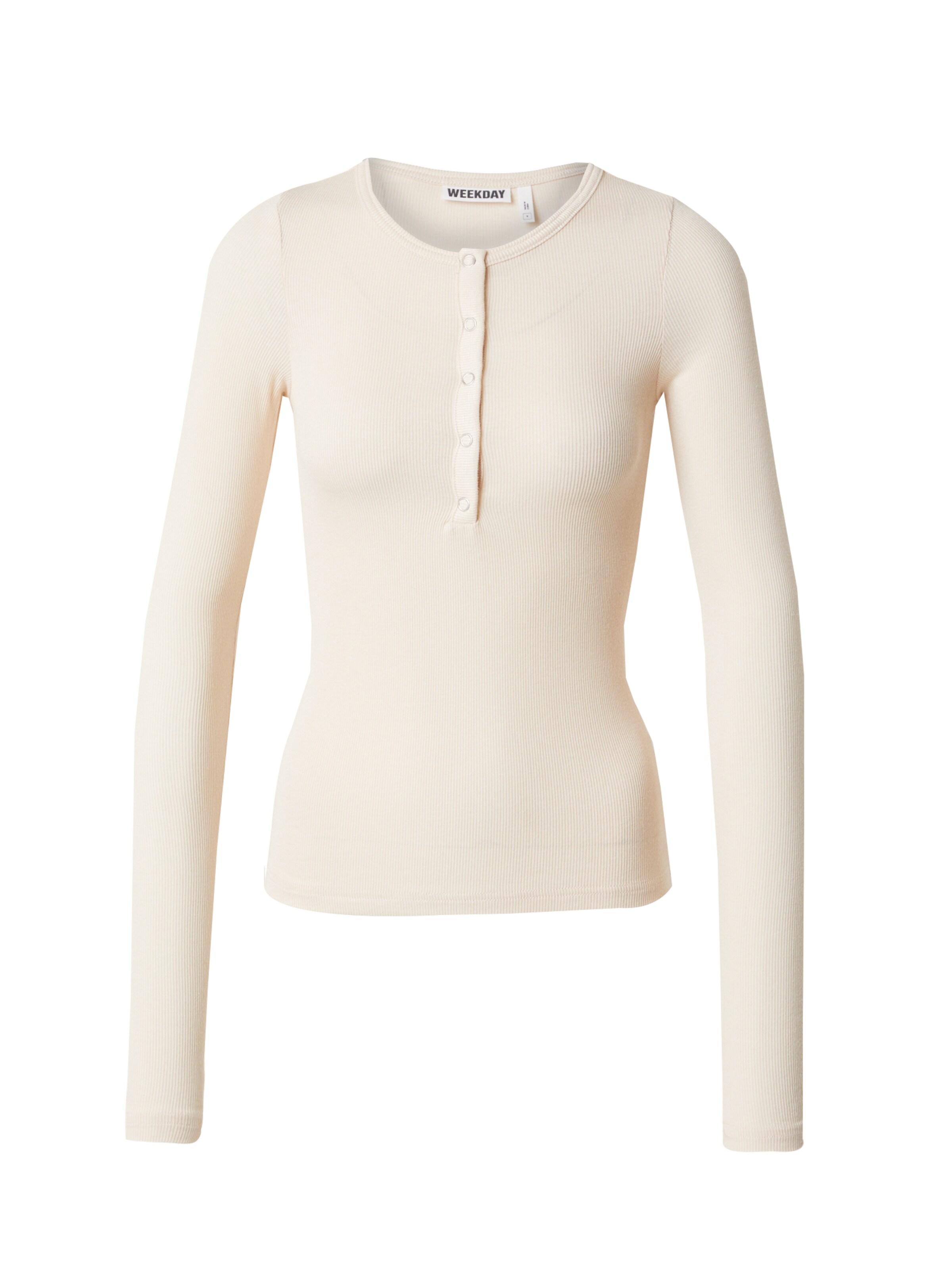 WEEKDAY Shirt 'Florie' in Beige: Vorderseite