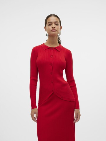 VERO MODA Cardigan 'WILLOW ' i rød: forside