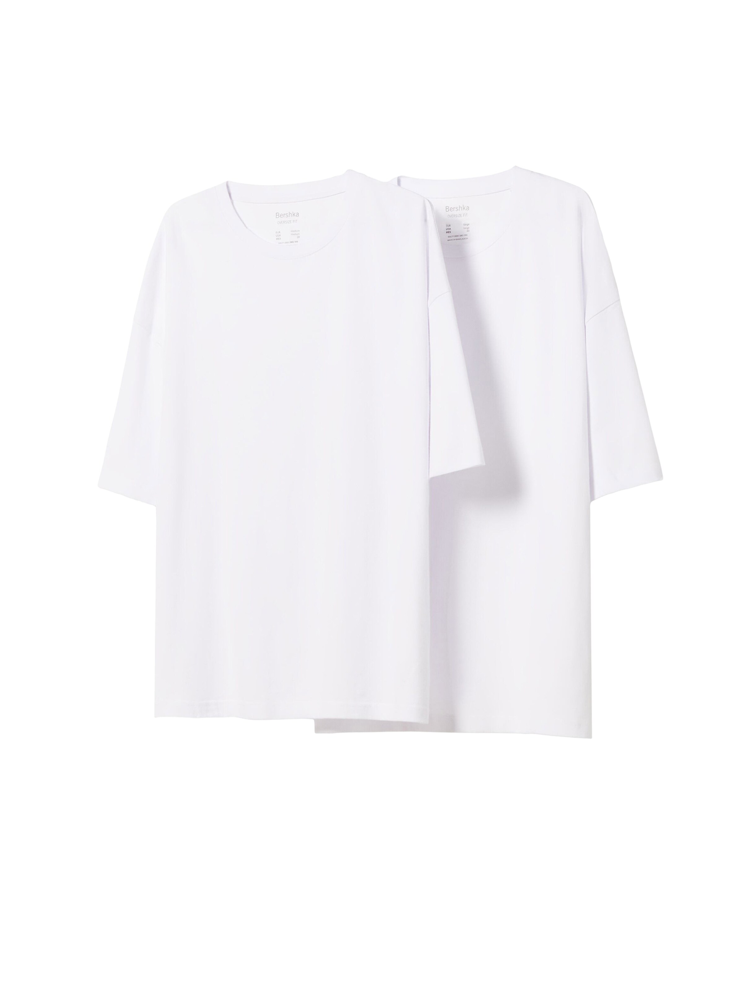 Bershka T-shirt i vit: framsida