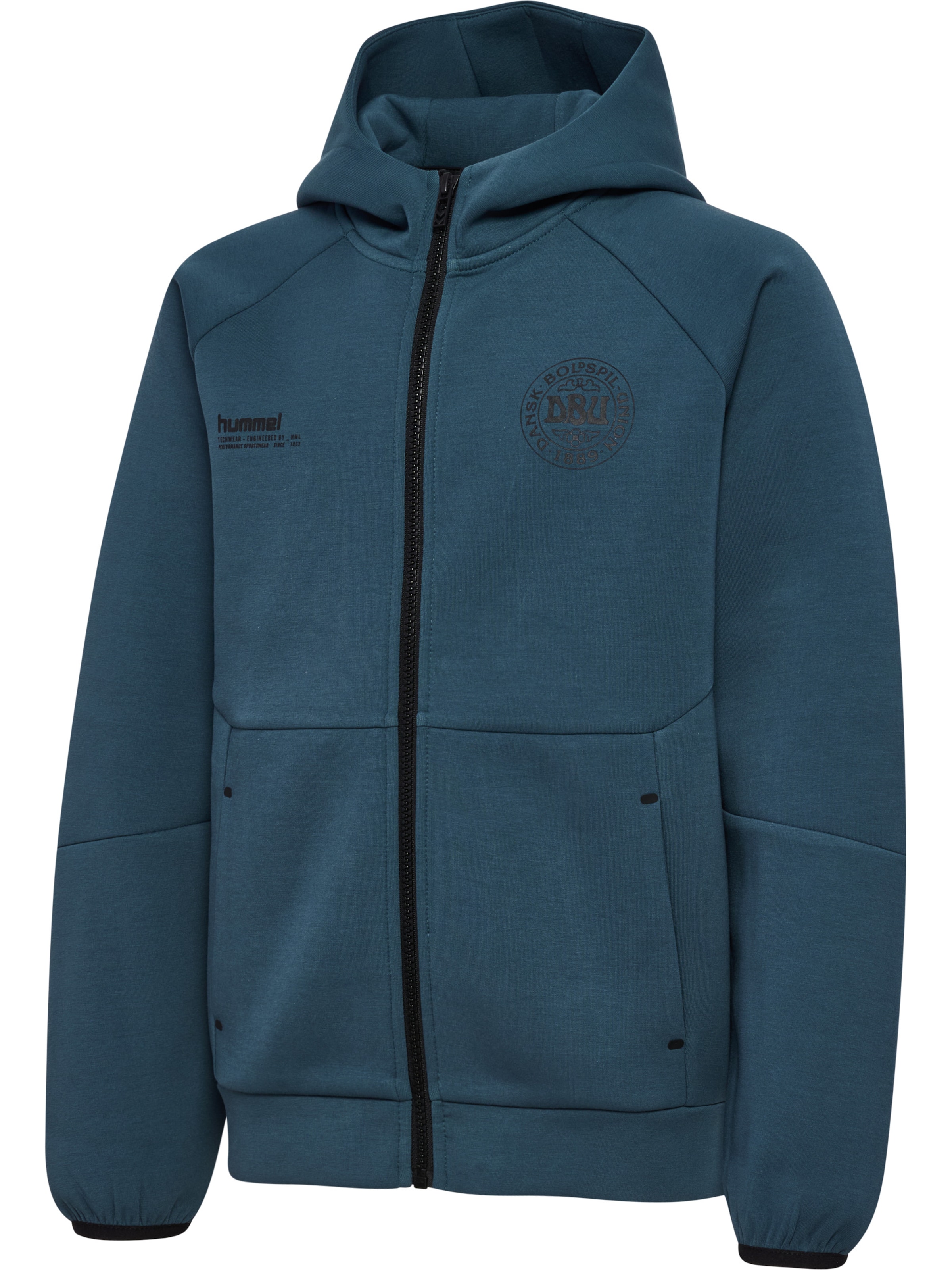 Hummel Sports sweat jacket in Blue