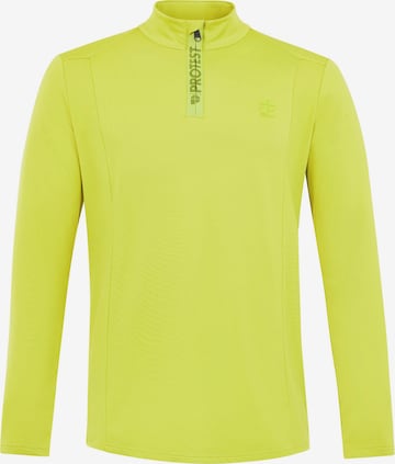 PROTEST Sportsweatshirt 'REWILL' in Grün: Vorderseite