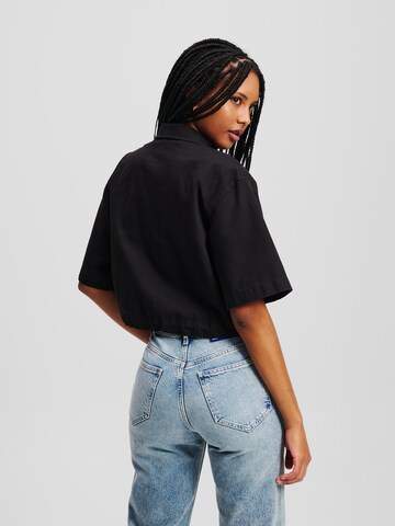 KARL LAGERFELD JEANS Bluse in Schwarz