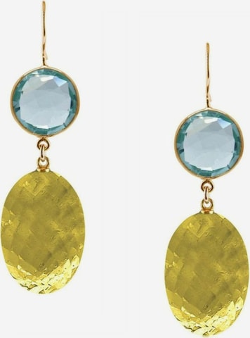 Gemshine Earrings in Yellow: front