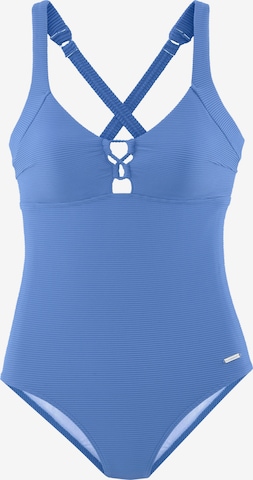 SUNSEEKER T-shirtbehå Baddräkt i blå: framsida